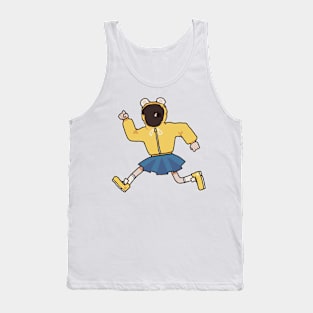 Yellow running Tank Top